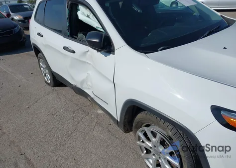 2016 Jeep Cherokee Sport из США, поврежденный, VIN 1C4PJLAB1GW177337